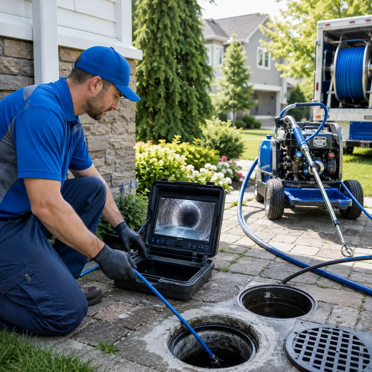 Outdoor drain cleaning professionals serving Voorheesville, NY